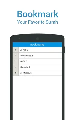 Last 20 Surahs android App screenshot 0